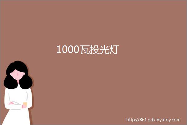 1000瓦投光灯