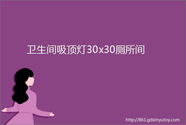 卫生间吸顶灯30x30厕所间