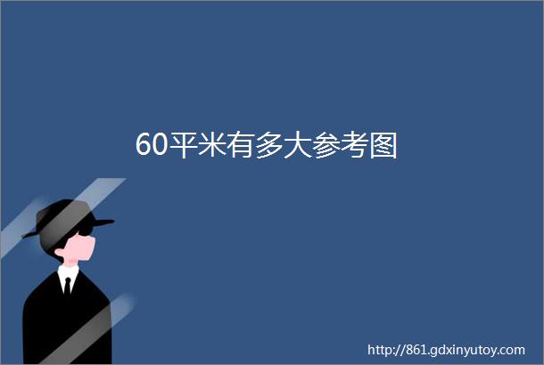 60平米有多大参考图