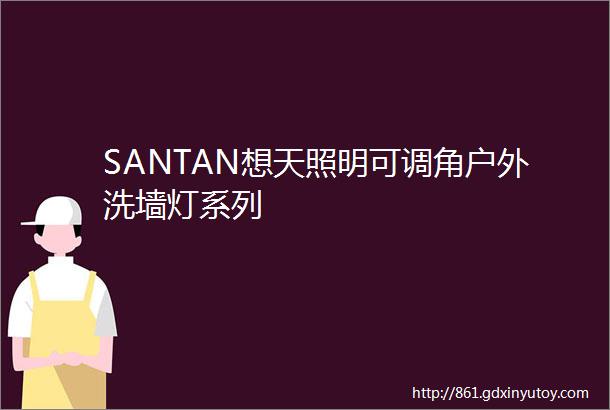 SANTAN想天照明可调角户外洗墙灯系列