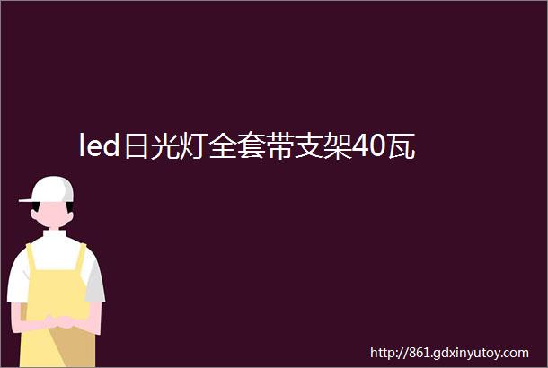 led日光灯全套带支架40瓦