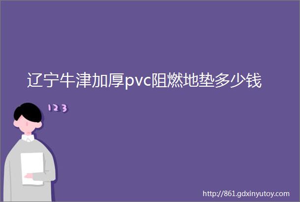 辽宁牛津加厚pvc阻燃地垫多少钱